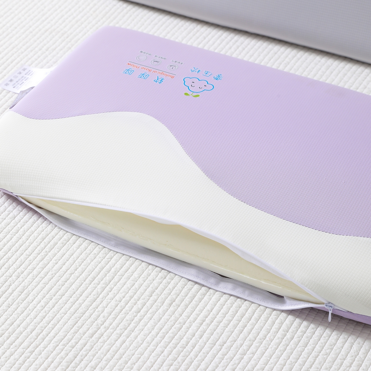 91家纺网 家纺一手货源 找家纺 （总）土多多枕芯 2026年新款云乎乎平板面包冰丝华夫格可爱学生冰感凉感记忆枕