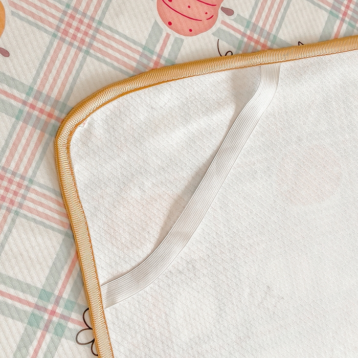 91家纺网 家纺一手货源 找家纺 莱米家纺 2026新款斜纹凉感床席冰豆豆系列 小南瓜