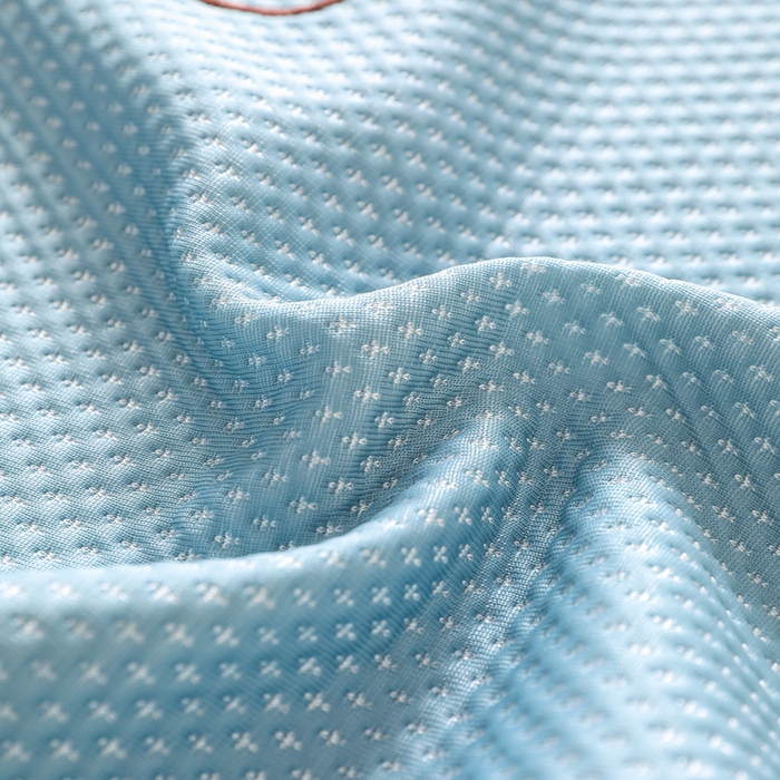 91家纺网 家纺一手货源 找家纺 织布人 2026新款枕芯夏季凉感可拆洗幼儿园儿童枕头学生宿舍专用枕套+枕芯 凉感甜心小奇-蓝色