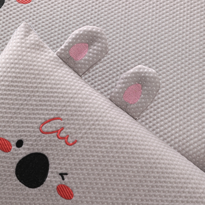 91家纺网 家纺一手货源 找家纺 织布人 2026新款枕芯夏季凉感可拆洗幼儿园儿童枕头学生宿舍专用枕套+枕芯 凉感甜心小莓-灰色