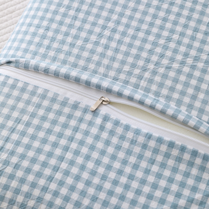 91家纺网 家纺一手货源 找家纺 织布人 2026新款枕芯全棉彩虹条可拆洗幼儿园儿童枕头学生宿舍专用枕套+枕芯 全棉彩虹条-森林小狐狸