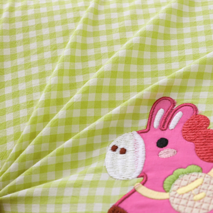 91家纺网 家纺一手货源 找家纺 织布人 2026新款枕芯全棉彩虹条可拆洗幼儿园儿童枕头学生宿舍专用枕套+枕芯 全棉彩虹条-发财小马