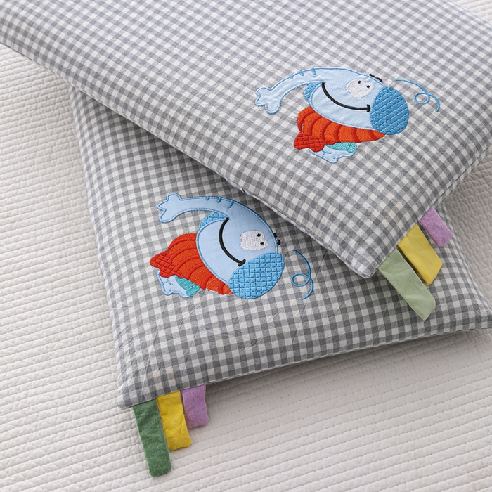 91家纺网 家纺一手货源 找家纺 织布人 2026新款枕芯全棉彩虹条可拆洗幼儿园儿童枕头学生宿舍专用枕套+枕芯 全棉彩虹条-风车小象