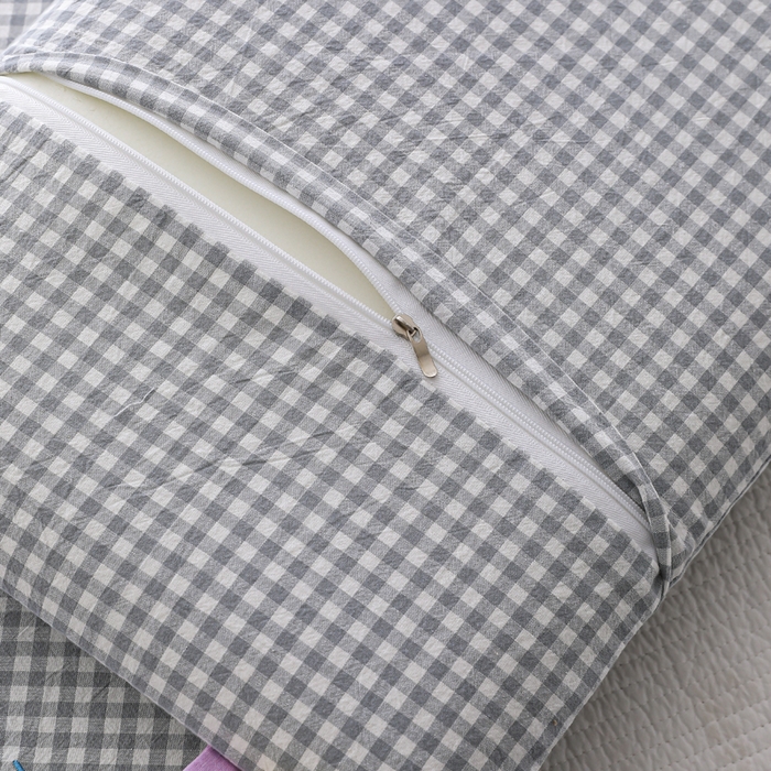 91家纺网 家纺一手货源 找家纺 织布人 2026新款枕芯全棉彩虹条可拆洗幼儿园儿童枕头学生宿舍专用枕套+枕芯 全棉彩虹条-风车小象