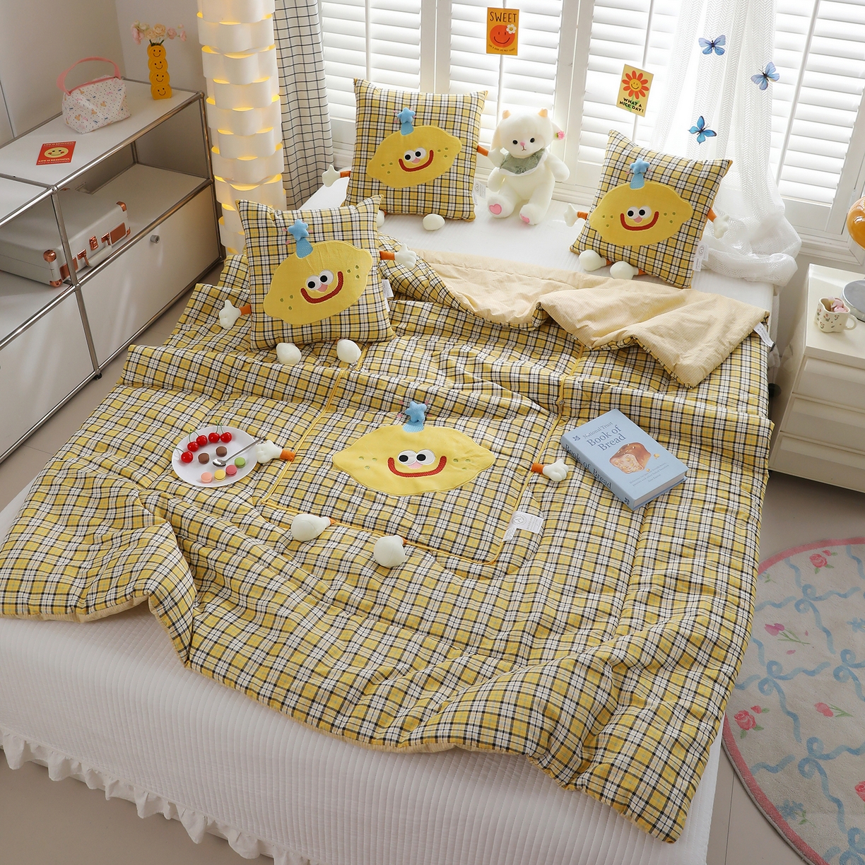 91家纺网 家纺一手货源 找家纺 照世家纺 2026新款多功能抱枕被-芒里偷闲 和熙