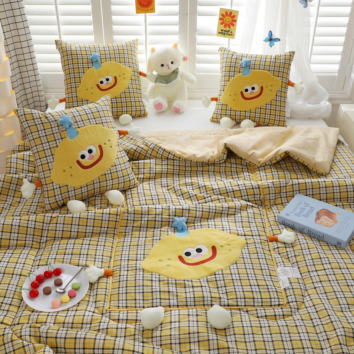 91家纺网 家纺一手货源 找家纺 （总）照世家纺 2026新款多功能抱枕被-芒里偷闲