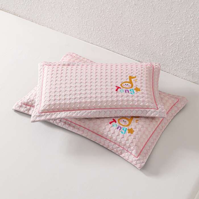 91家纺网 家纺一手货源 找家纺 （总）织布人 2026新款枕芯夏季凉感可拆洗幼儿园儿童枕头学生宿舍专用枕套+枕芯