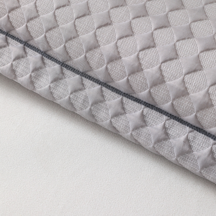 91家纺网 家纺一手货源 找家纺 织布人 2026新款枕芯夏季凉感可拆洗幼儿园儿童枕头学生宿舍专用枕套+枕芯 音乐凉感豆儿童枕-灰色