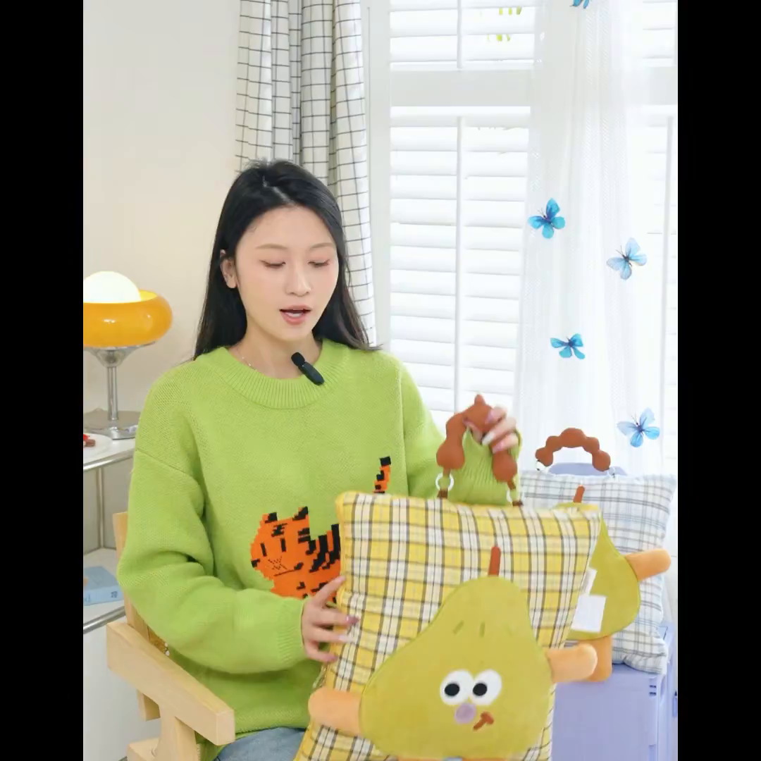 91家纺网 家纺一手货源 找家纺 （总）照世家纺 2026新款多功能手提式抱枕被-梨想成真