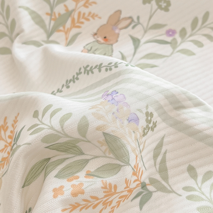 91家纺网 家纺一手货源 找家纺 莱米家纺 2026新款斜纹凉感床笠冰豆豆系列 从草集