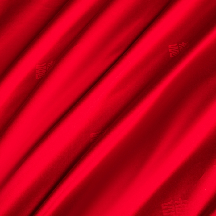 91家纺网 家纺一手货源 找家纺 蒂爵 2026年重绣性价比款长绒棉提花全棉纯棉绣花婚庆四件套多件套大红色刺绣结床上用品 龙凤佳缘