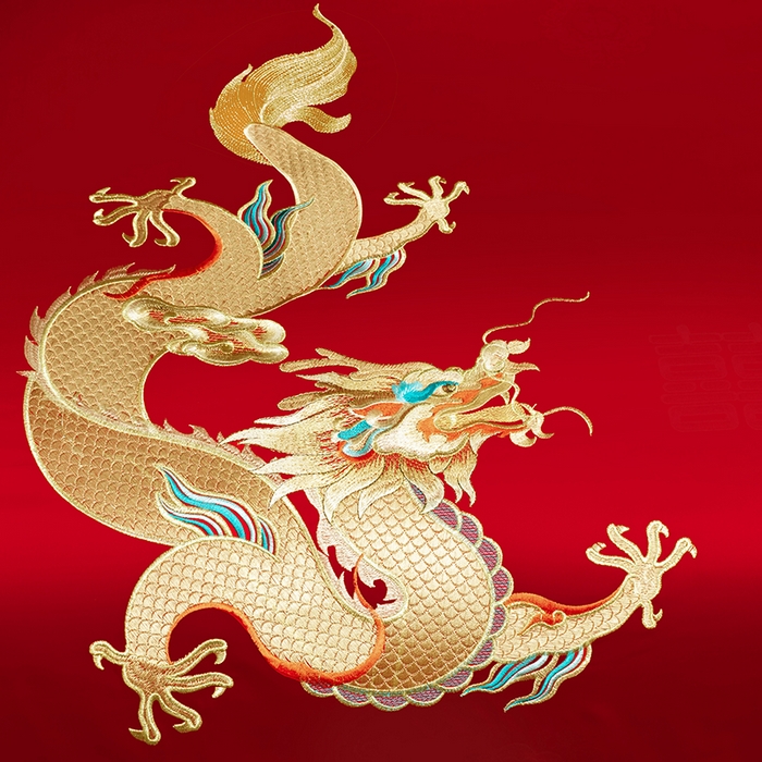 91家纺网 家纺一手货源 找家纺 蒂爵 2026年重绣性价比款长绒棉提花全棉纯棉绣花婚庆四件套多件套大红色刺绣结床上用品 如意龙凤