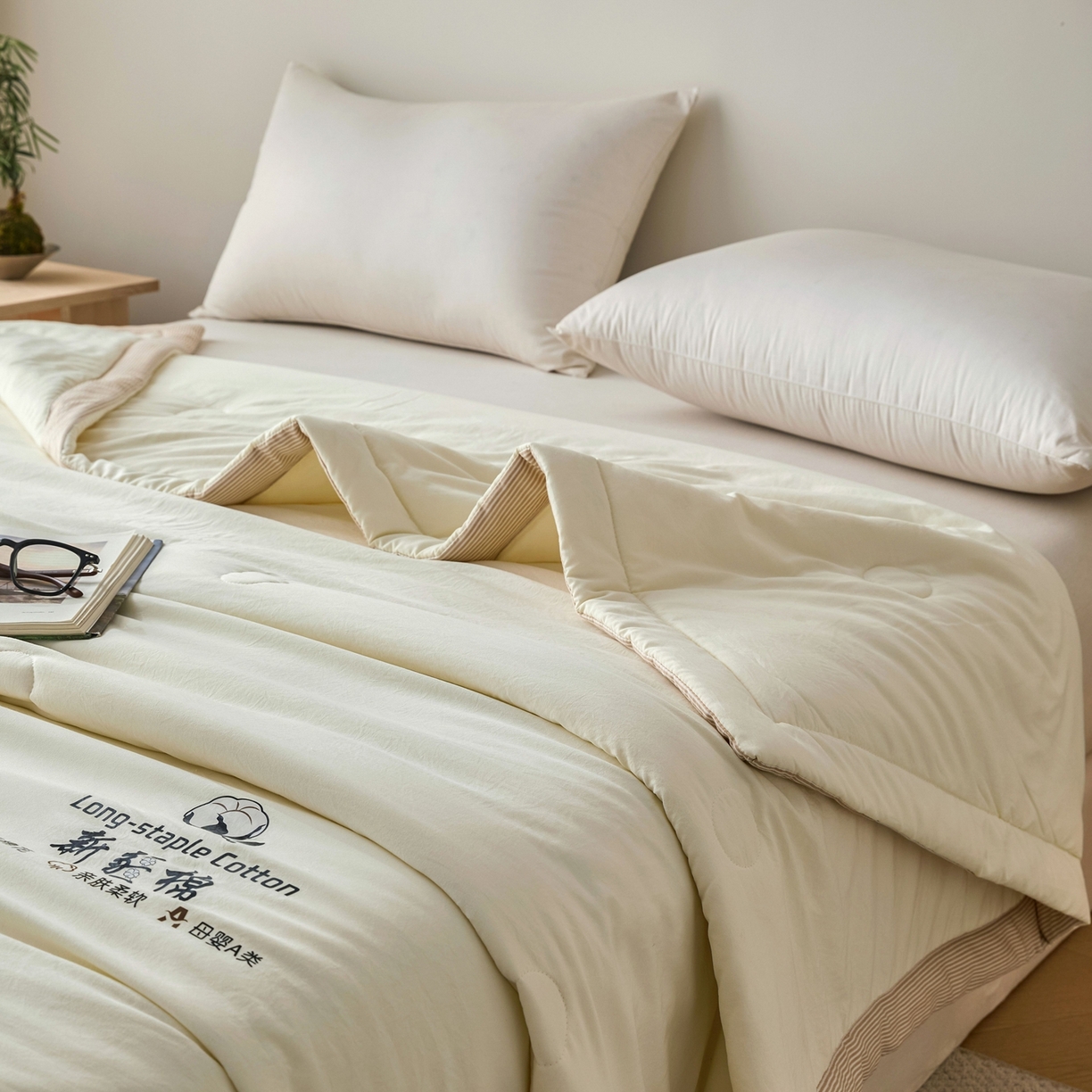 91家纺网 家纺一手货源 找家纺 （总）棉森家纺 2026新款水洗棉新疆棉花夏被