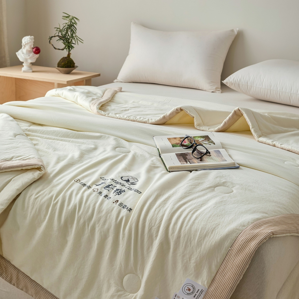 91家纺网 家纺一手货源 找家纺 （总）棉森家纺 2026新款水洗棉新疆棉花夏被