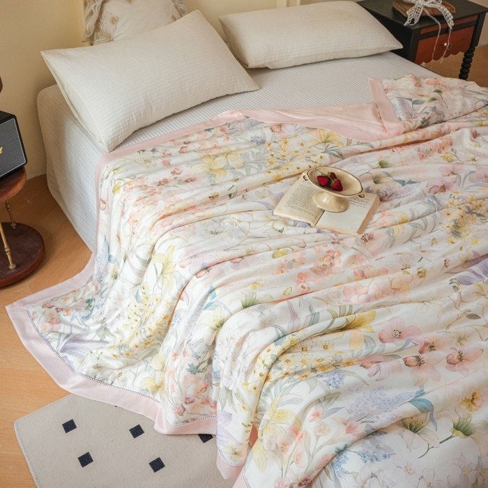 91家纺网 家纺一手货源 找家纺 （总）雅高家居 2026春夏-麻本纪天丝亚麻法式竹纤维夏被夏凉被空调被子被芯（控价288元以上）