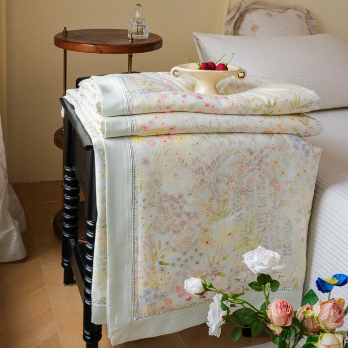 91家纺网 家纺一手货源 找家纺 雅高家居 2026春夏-麻本纪天丝亚麻法式竹纤维夏被夏凉被空调被子被芯（控价288元以上） 帛梦