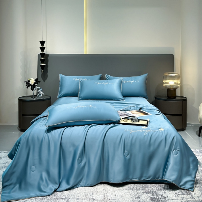 91家纺网 家纺一手货源 找家纺 （总）红嘴企鹅 2026新款浪漫蝴蝶冰丝夏被夏凉被空调被