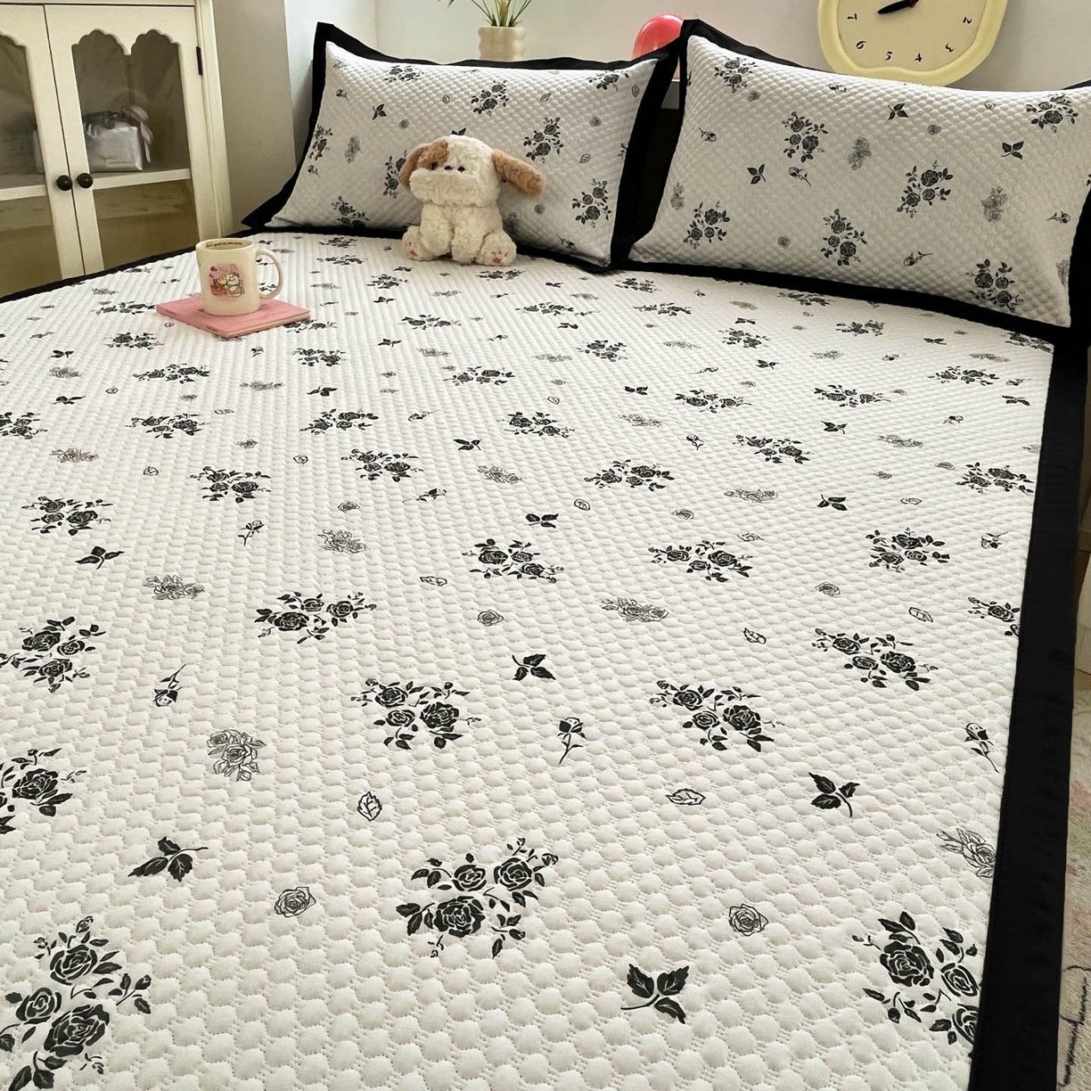 91家纺网 家纺一手货源 找家纺 （总）大元 2026春夏新款赫本风冰豆豆凉席席子