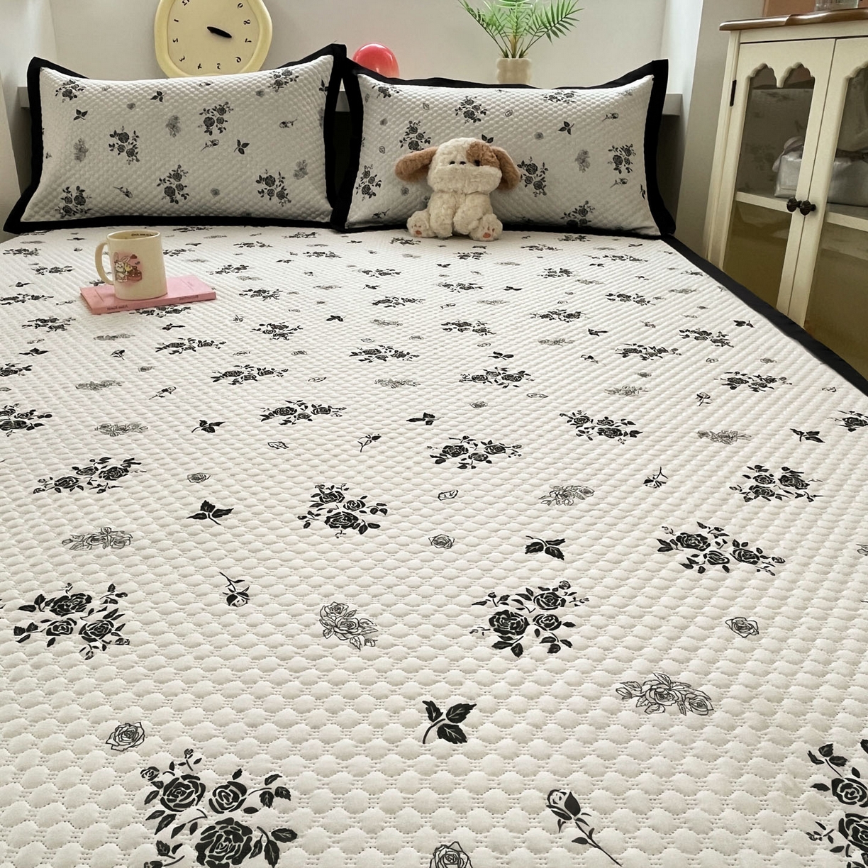 91家纺网 家纺一手货源 找家纺 （总）大元 2026春夏新款赫本风冰豆豆凉席席子