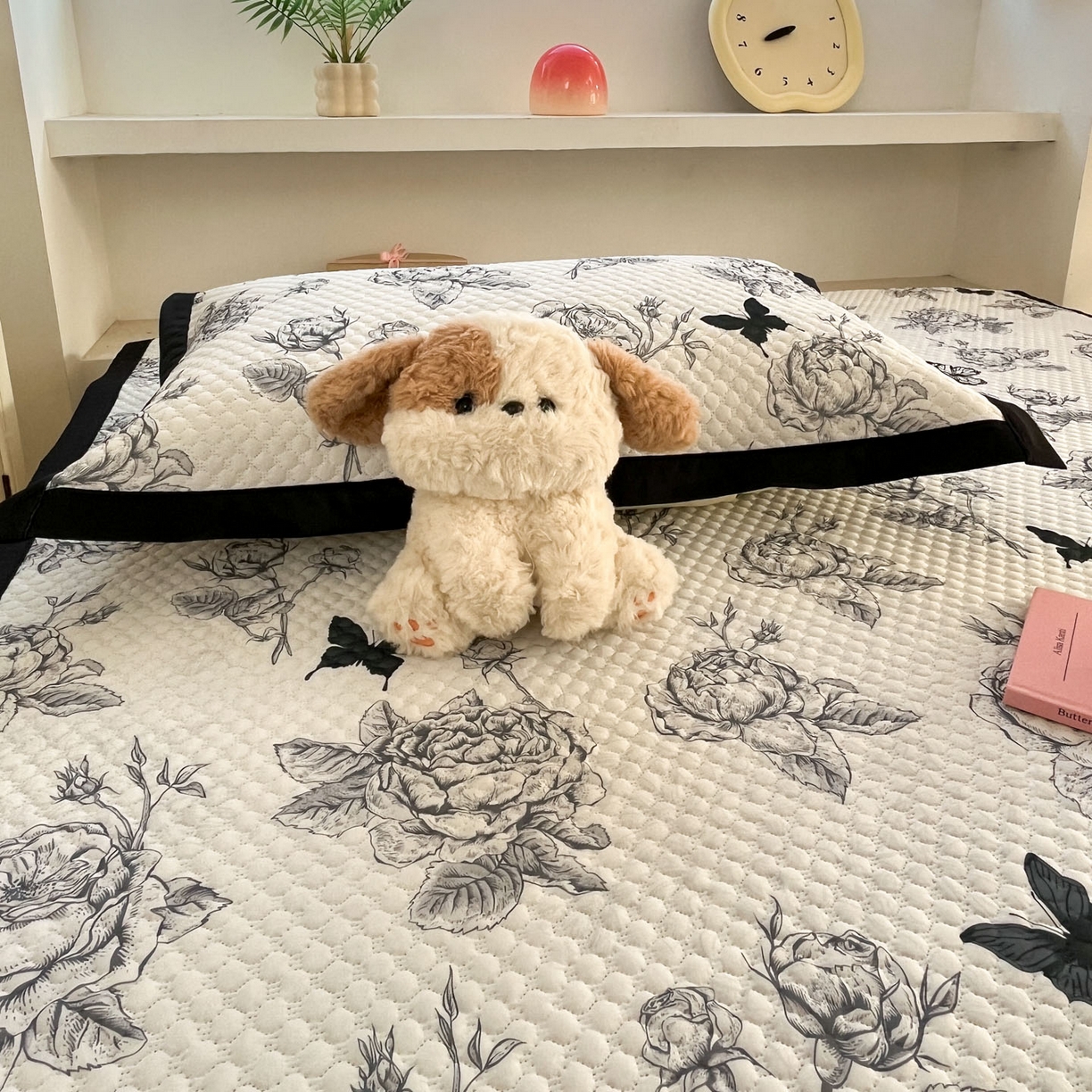 91家纺网 家纺一手货源 找家纺 大元 2026春夏新款赫本风冰豆豆凉席席子 盛世蔷薇