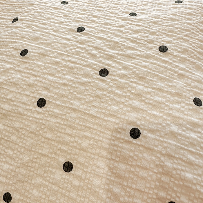 91家纺网 家纺一手货源 找家纺 一比一家纺 2026新款法式花边泡芙纱四件套 焦糖豆豆