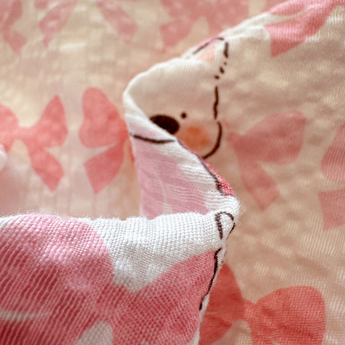 91家纺网 家纺一手货源 找家纺 一比一家纺 2026新款法式花边泡芙纱四件套 奶芙小狗