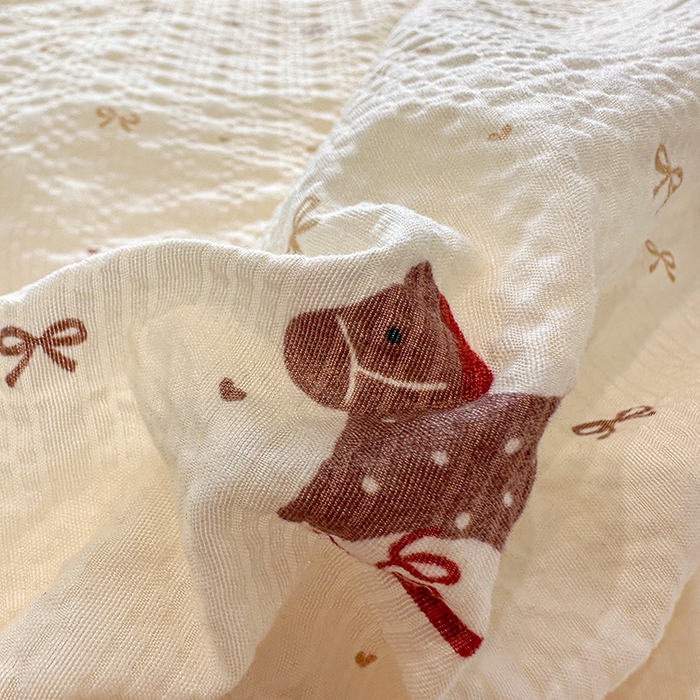 91家纺网 家纺一手货源 找家纺 一比一家纺 2026新款法式花边泡芙纱四件套 摇摇木马