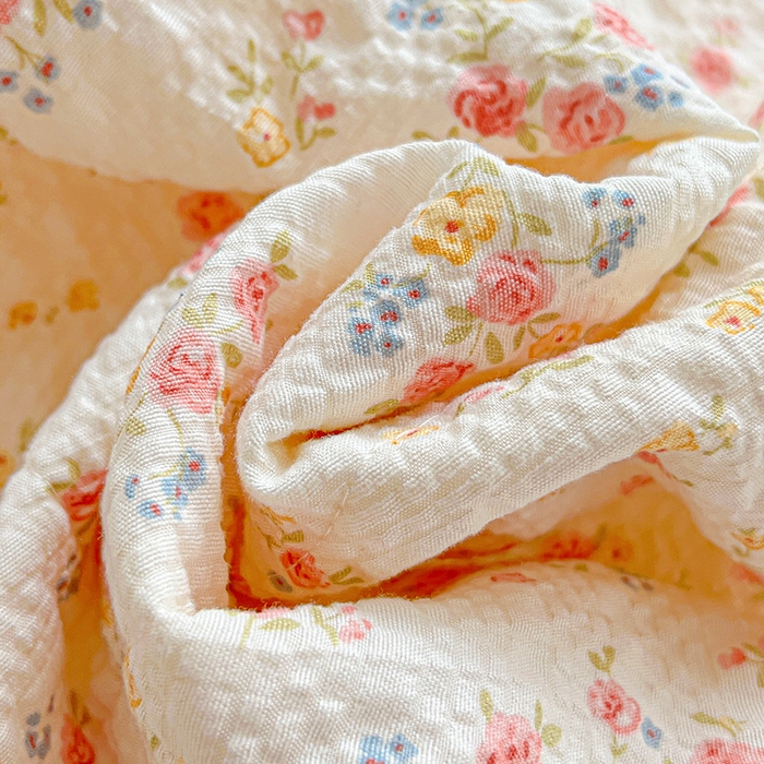 91家纺网 家纺一手货源 找家纺 （总）一比一家纺 2026新款法式花边泡芙纱夏被四件套