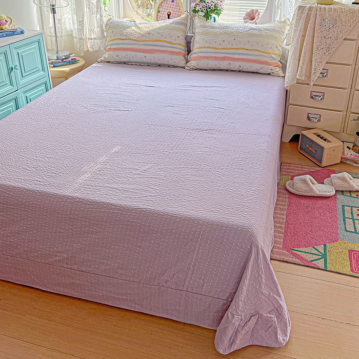 91家纺网 家纺一手货源 找家纺 一比一家纺 2026新款法式花边泡芙纱夏被四件套 蝴蝶谷