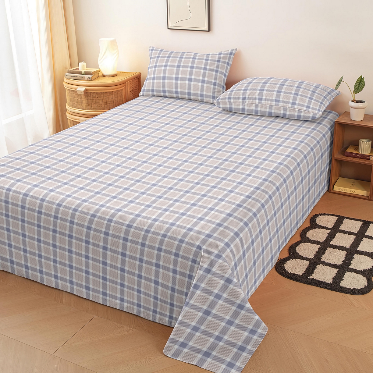 91家纺网 家纺一手货源 找家纺 （总）雨洋家纺 2026新款印花老粗布床单系列