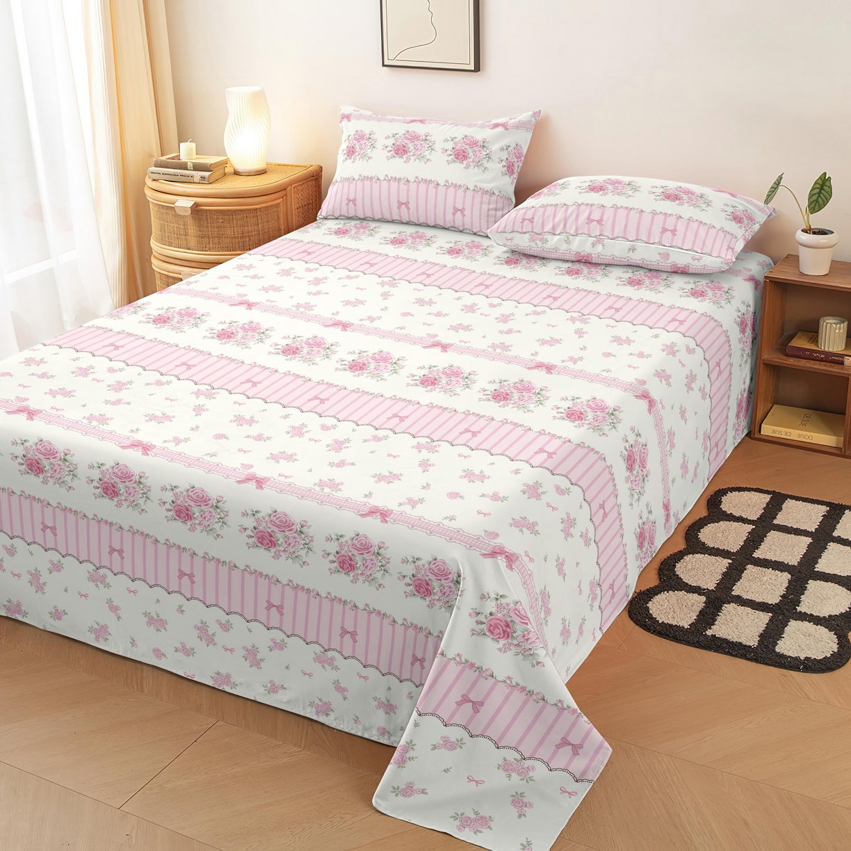 91家纺网 家纺一手货源 找家纺 （总）雨洋家纺 2026新款印花老粗布床单系列