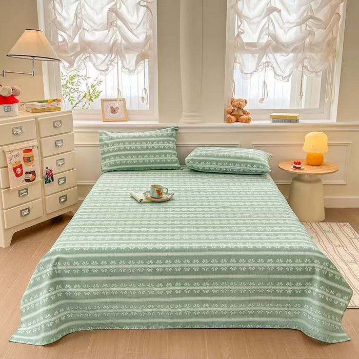 91家纺网 家纺一手货源 找家纺 （总）雨洋家纺 2026新款印花老粗布床单系列