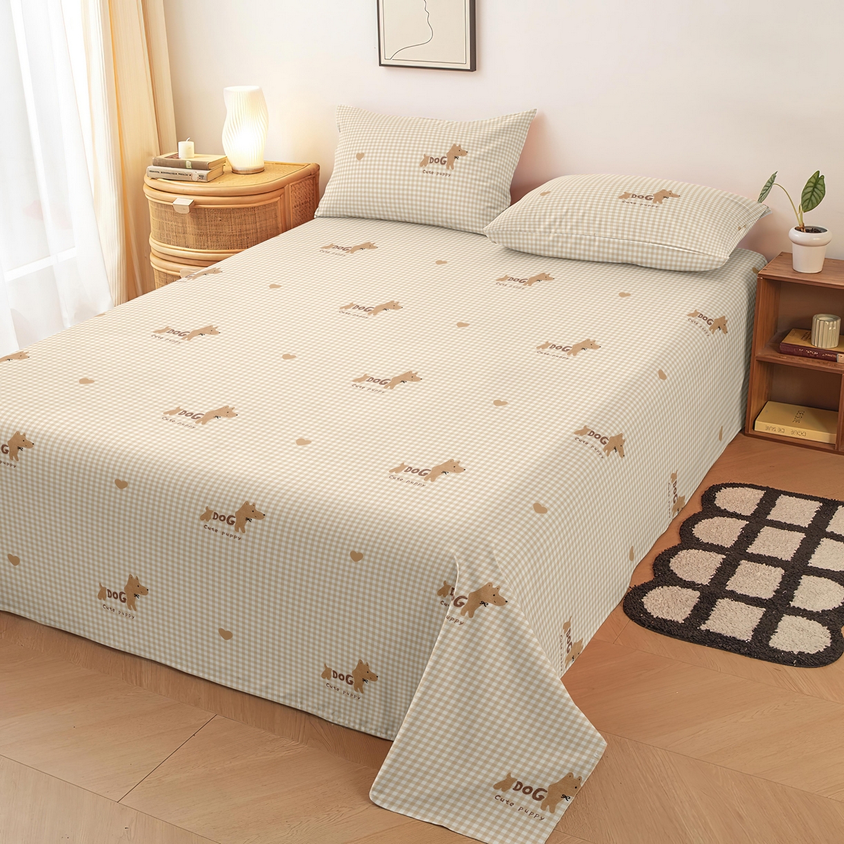 91家纺网 家纺一手货源 找家纺 （总）雨洋家纺 2026新款印花老粗布床单系列