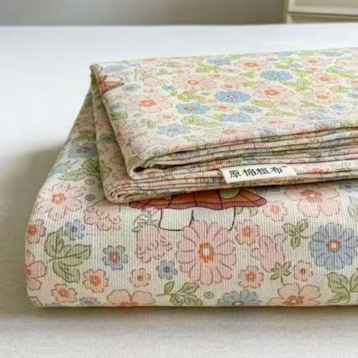 91家纺网 家纺一手货源 找家纺 （总）雨洋家纺 2026新款印花老粗布床单系列