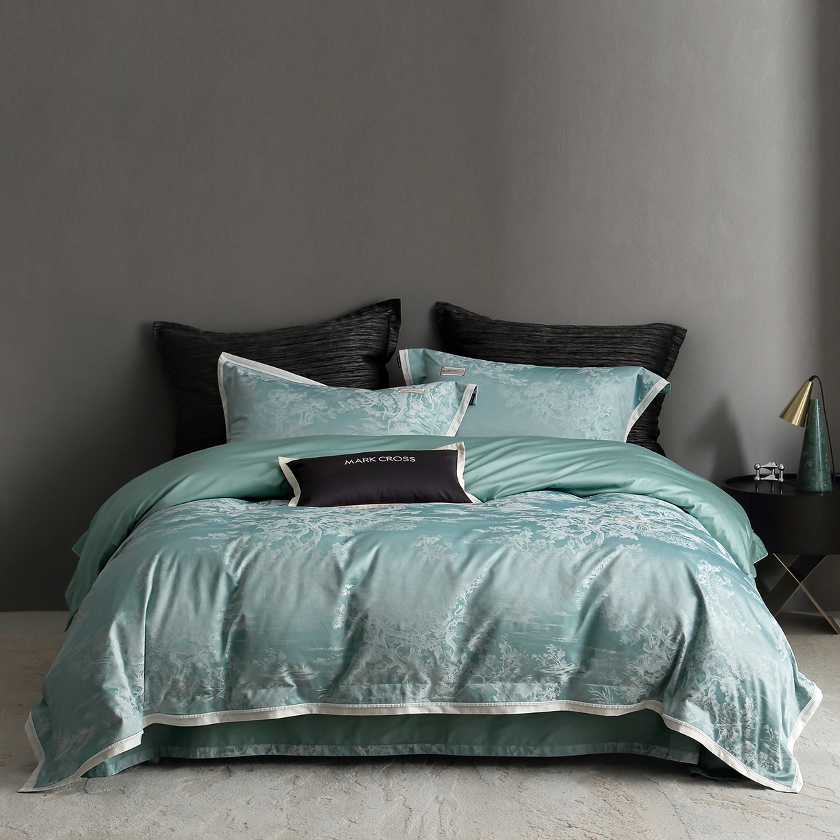 佳汐蓝家纺 2026新款亲肤锦丝棉四件套 森野栖眠