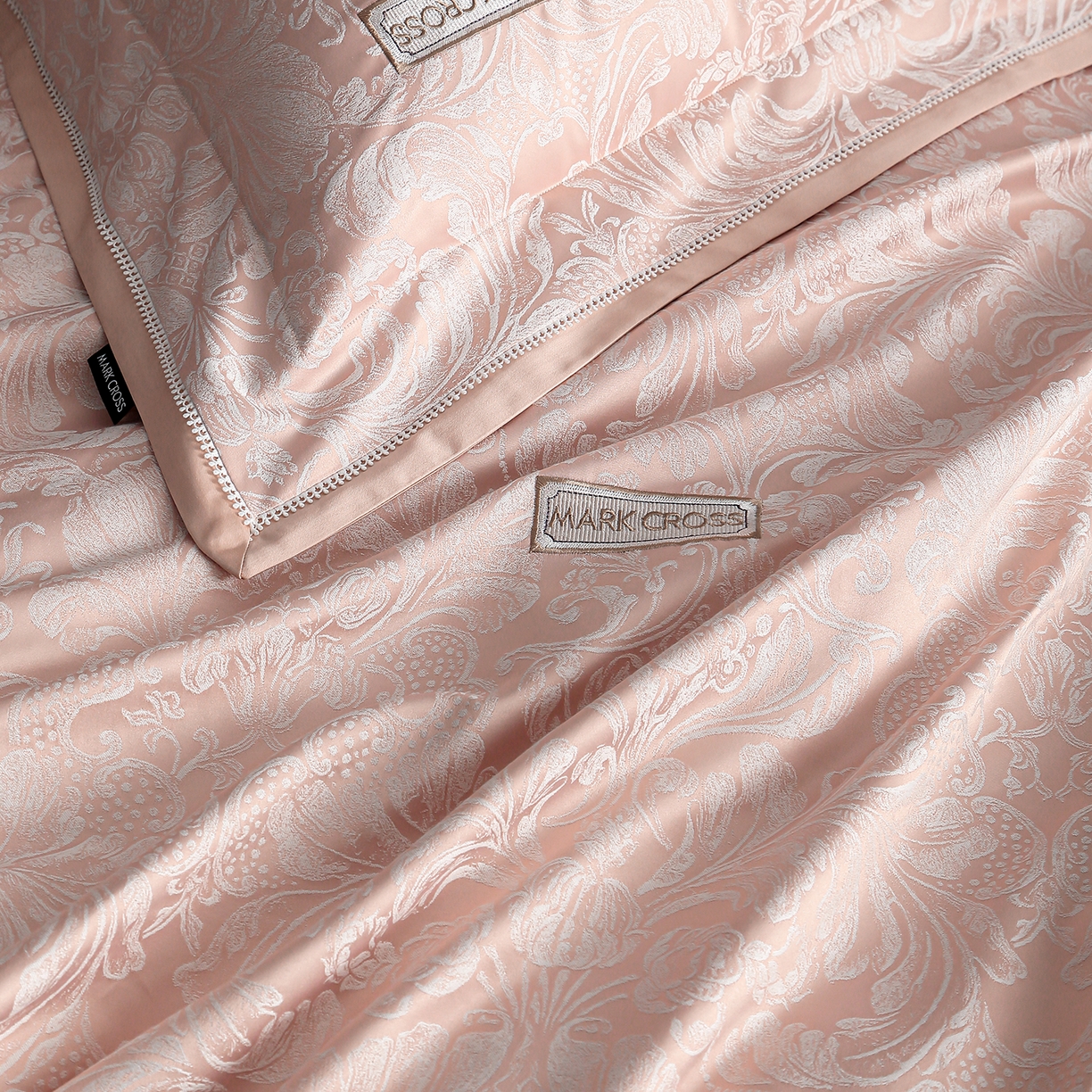 91家纺网 家纺一手货源 找家纺 佳汐蓝家纺 2026新款亲肤锦丝棉四件套 初露玫庭