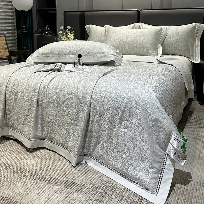 91家纺网 家纺一手货源 找家纺 （总）欧夏家纺 2026新款莱赛尔天丝雅麻大提花镂空夏被空调被夏凉被夏季薄被子直播供货外贸