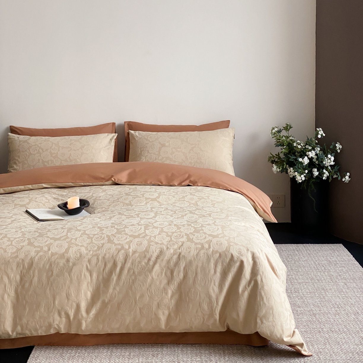 91家纺网 家纺一手货源 找家纺 （总）玉宇阁家居 2026新款全棉纯棉40S大提花四件套