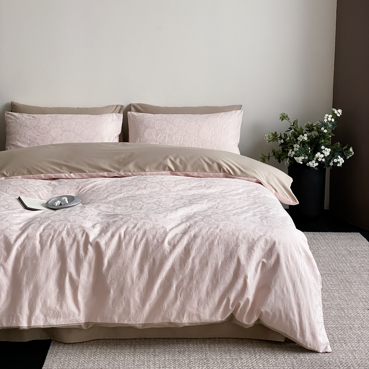 91家纺网 家纺一手货源 找家纺 （总）玉宇阁家居 2026新款全棉纯棉40S大提花四件套