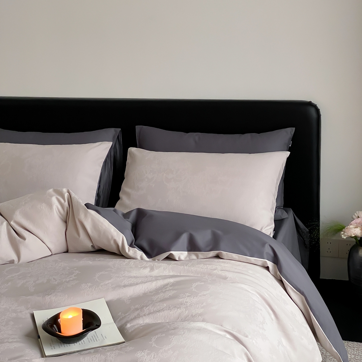 91家纺网 家纺一手货源 找家纺 玉宇阁家居 2026新款全棉纯棉40S大提花四件套 花织棉梦