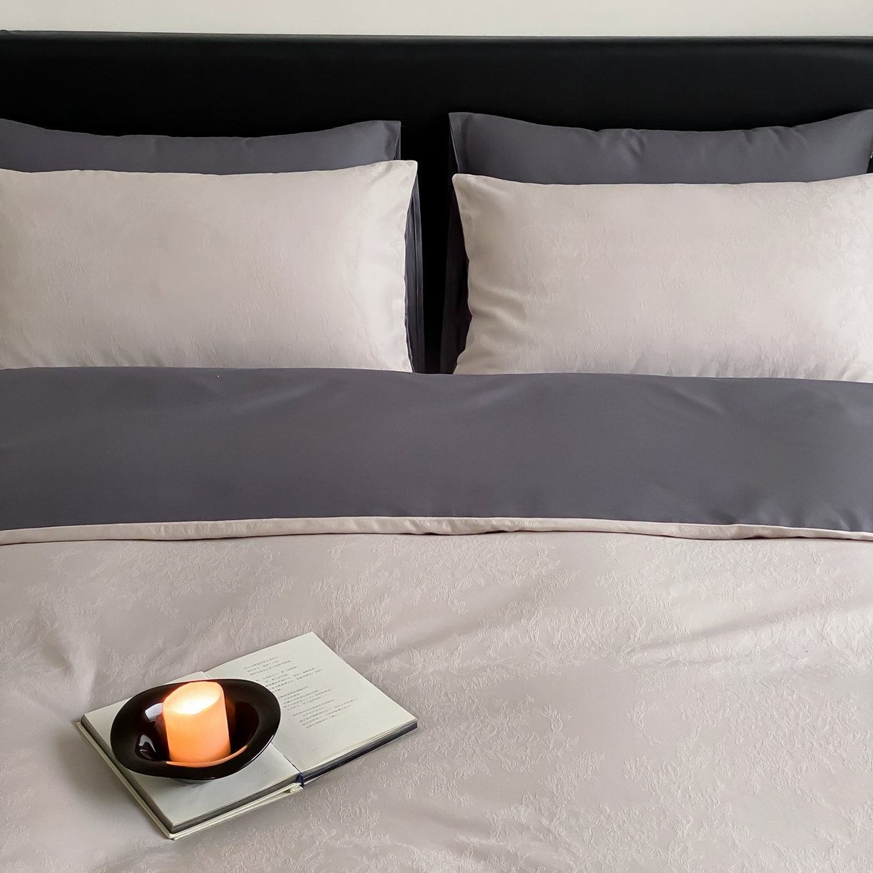 91家纺网 家纺一手货源 找家纺 玉宇阁家居 2026新款全棉纯棉40S大提花四件套 花织棉梦