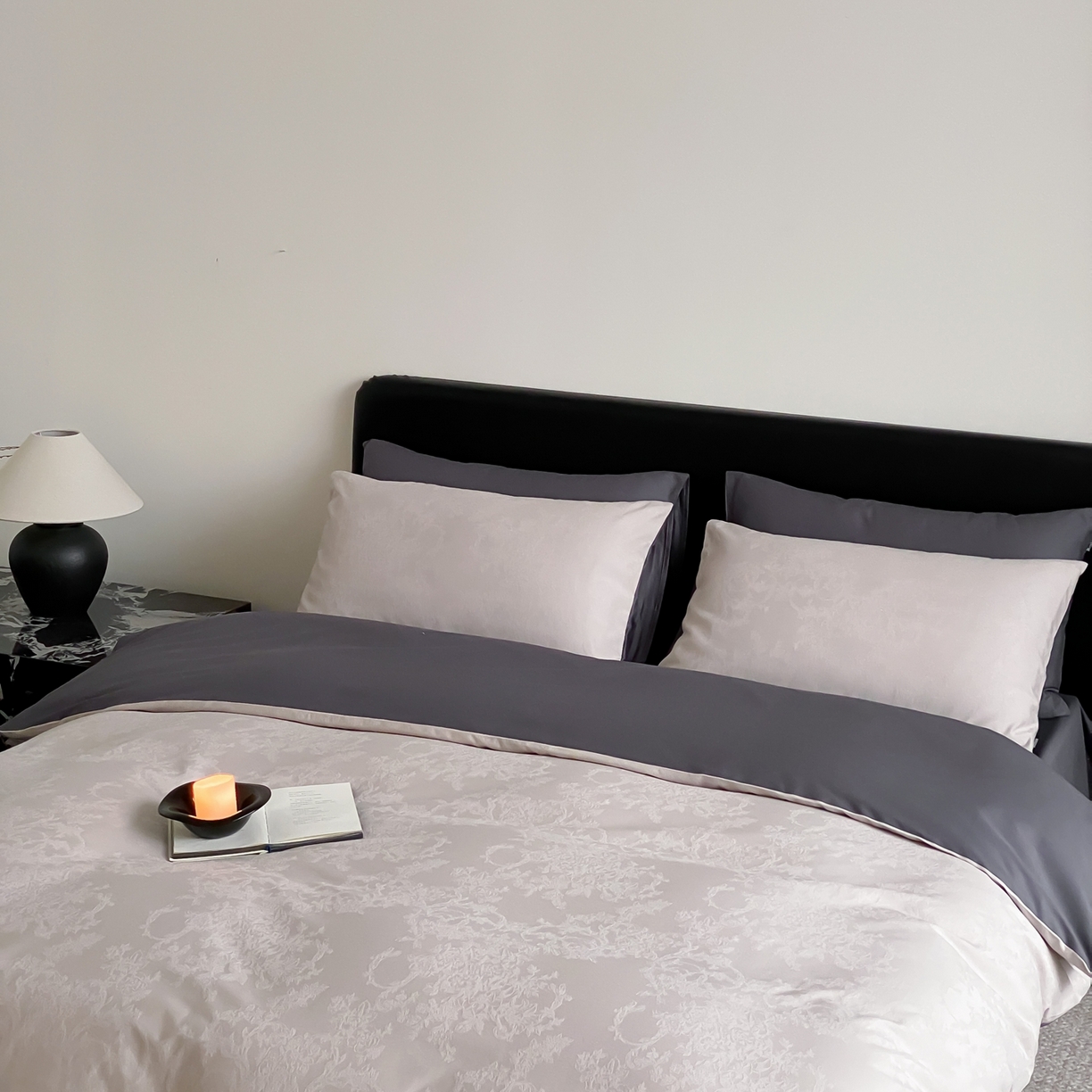 91家纺网 家纺一手货源 找家纺 玉宇阁家居 2026新款全棉纯棉40S大提花四件套 花织棉梦