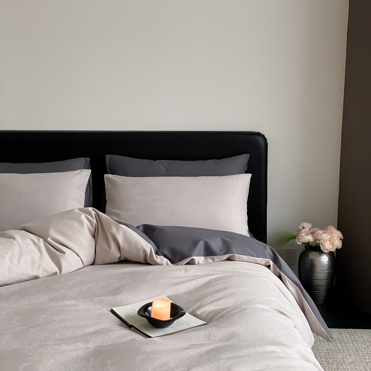 91家纺网 家纺一手货源 找家纺 玉宇阁家居 2026新款全棉纯棉40S大提花四件套 花织棉梦