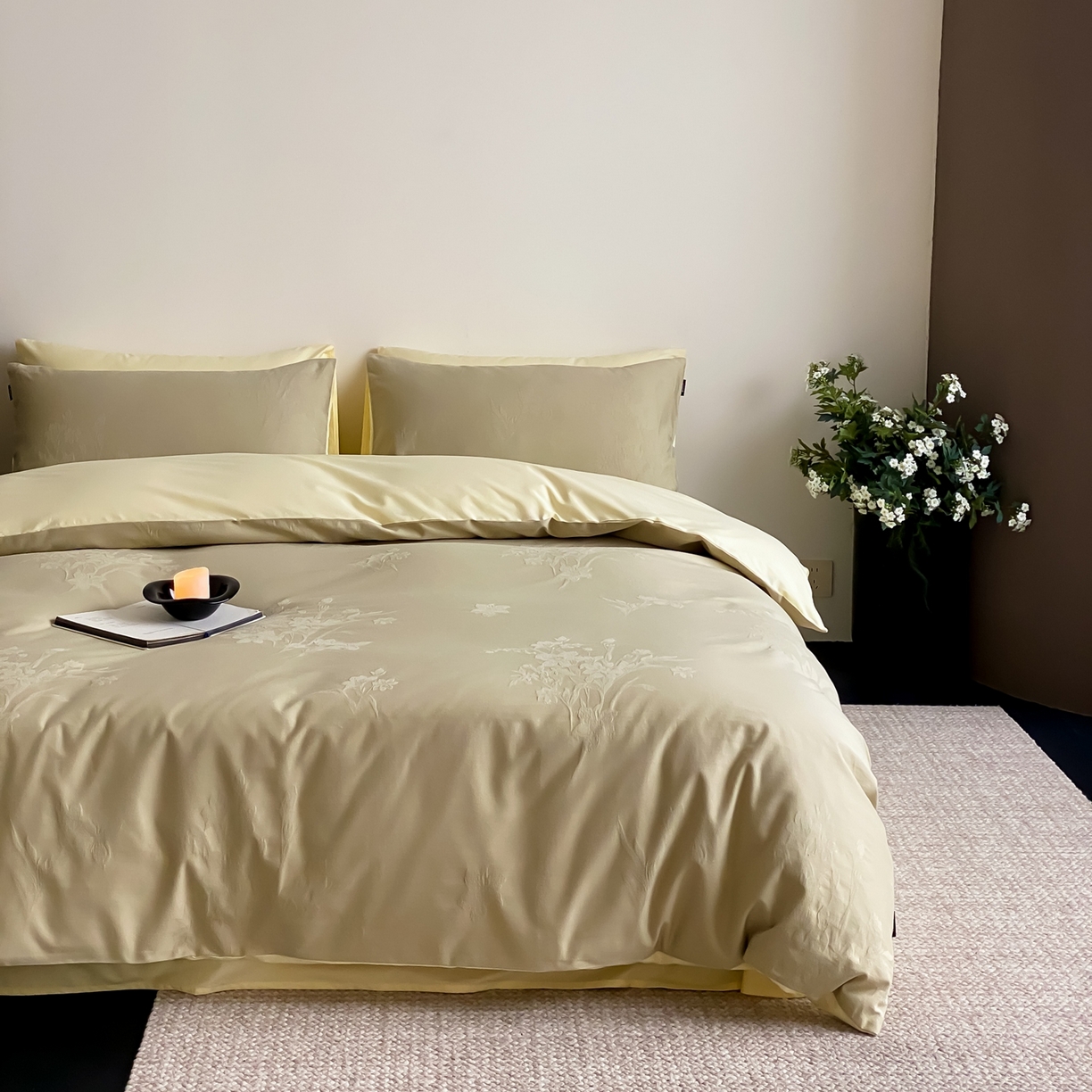 91家纺网 家纺一手货源 找家纺 （总）玉宇阁家居 2026新款全棉纯棉40S大提花四件套