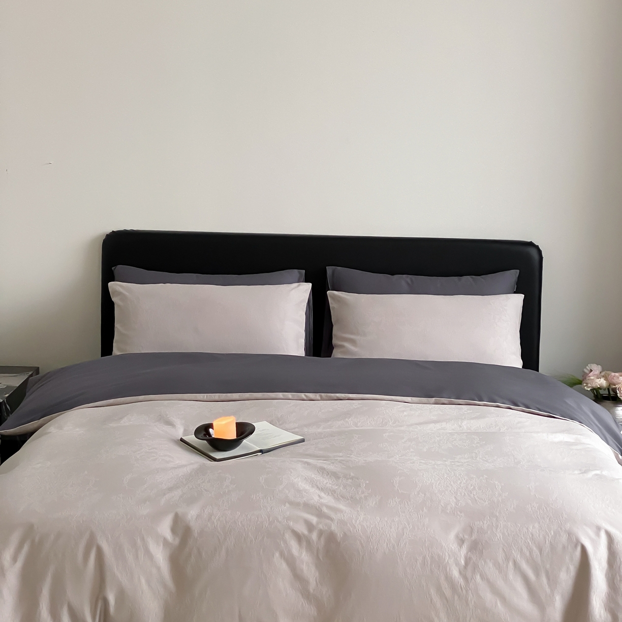 91家纺网 家纺一手货源 找家纺 玉宇阁家居 2026新款全棉纯棉40S大提花四件套 花织棉梦