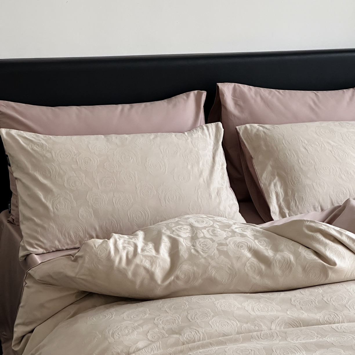 91家纺网 家纺一手货源 找家纺 玉宇阁家居 2026新款全棉纯棉40S大提花四件套 漫-春和