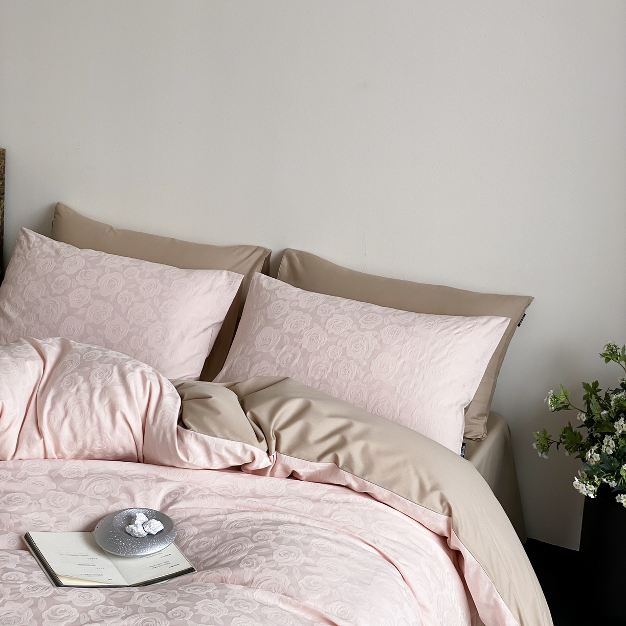 91家纺网 家纺一手货源 找家纺 玉宇阁家居 2026新款全棉纯棉40S大提花四件套 漫-云柔