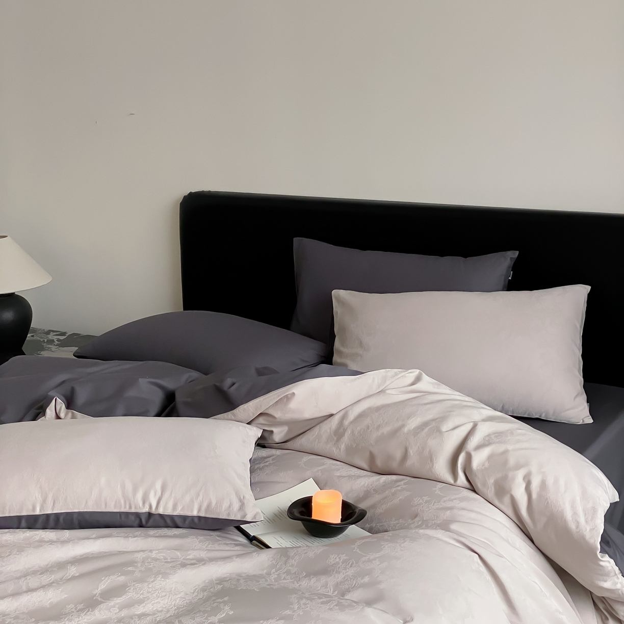 91家纺网 家纺一手货源 找家纺 玉宇阁家居 2026新款全棉纯棉40S大提花四件套 花织棉梦