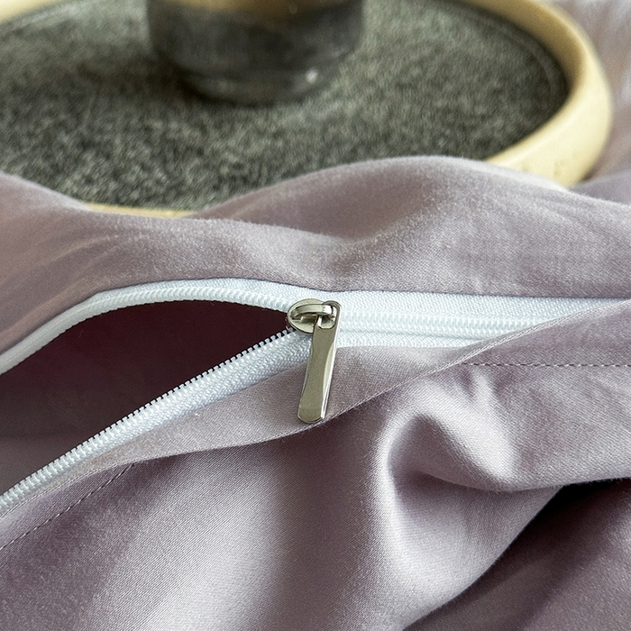 91家纺网 家纺一手货源 找家纺 宏羽纺家纺 2026新款100S长绒棉浮雕提花居家四件套 麦奢-香芋紫