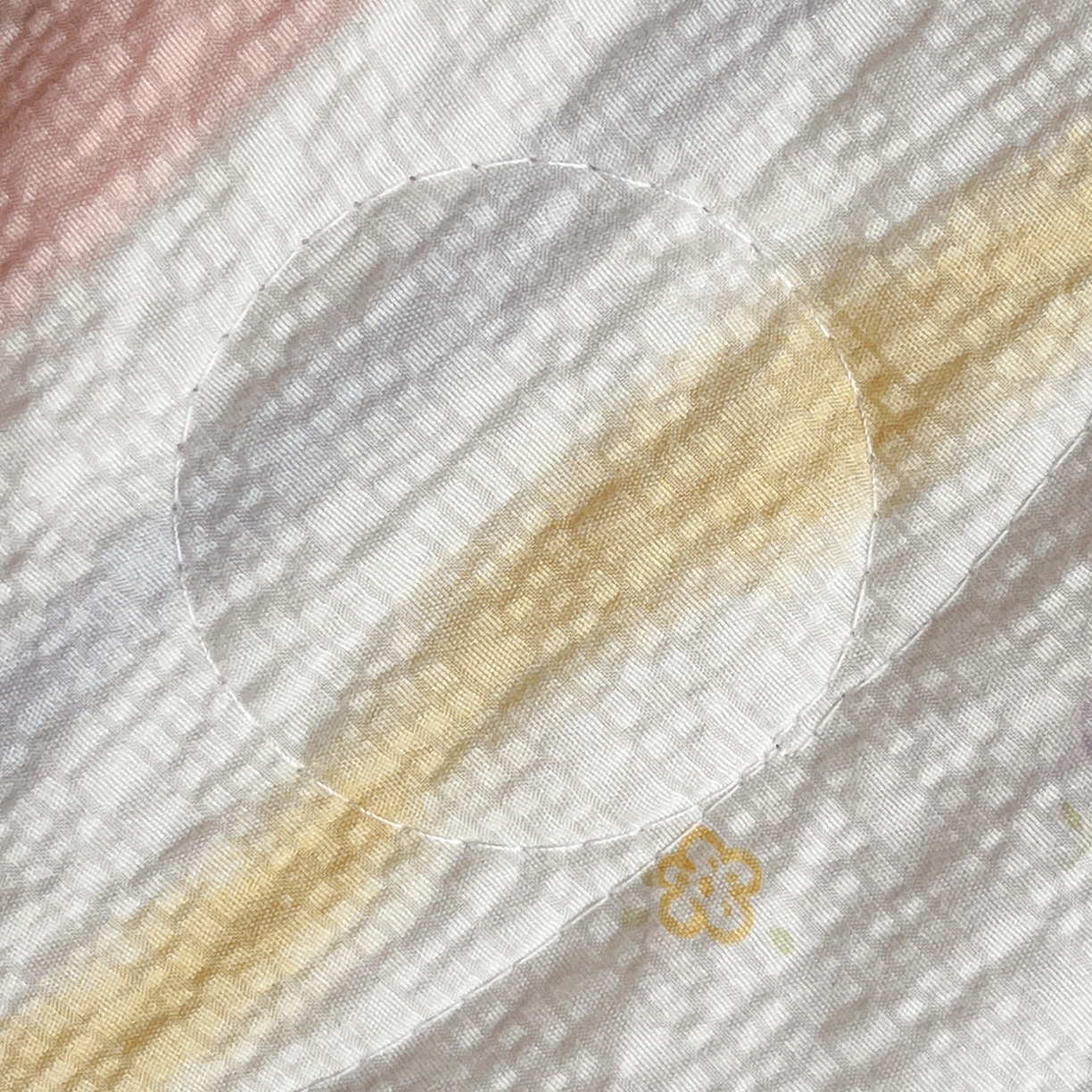 91家纺网 家纺一手货源 找家纺 一比一家纺 2026新款泡芙纱简款夏被四件套 浪漫彩蝶